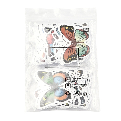 100Pcs Cartoon Paper Sticker DIY-FS0008-06-1