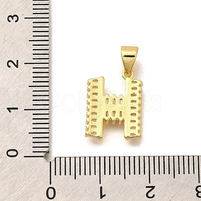 Rack Plating Brass Micro Pave Cubic Zirconia Pendants KK-L226-100G-H-1