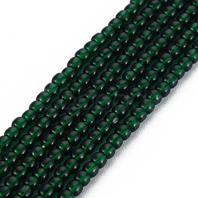 Glass Beads Strands GLAA-N041-008F-1