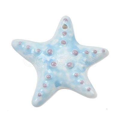 Handmade Porcelain Big Pendants X-PORC-D026-01A-1