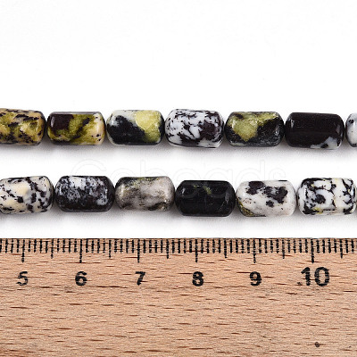 Natural Yellow Turquoise(Jasper) Beads Strands G-N346-01B-15-1