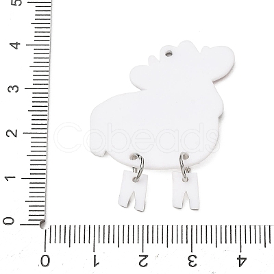 Printed Opaque Resin Pendants RE-CBA6A90-06P-01-1