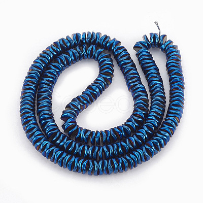 Electroplate Non-magnetic Synthetic Hematite Beads Strands G-N0321-07C-1