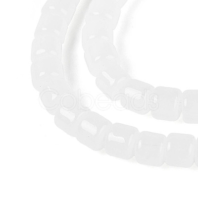 Imitation Jade Glass Beads Strands GLAA-N065-4x4mm-B01-1