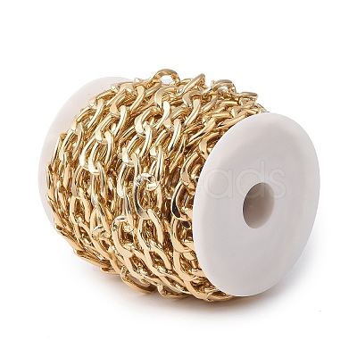 Oval Oxidation Aluminum Curb Chains CHA-K003-08G-1