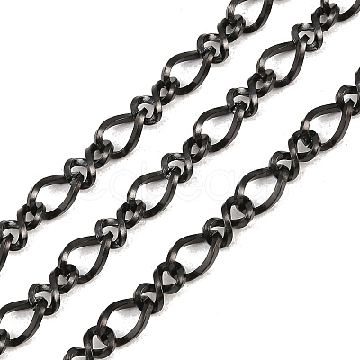 304 Stainless Steel Twisted Link Chains CHS-I001-09EB-02-1