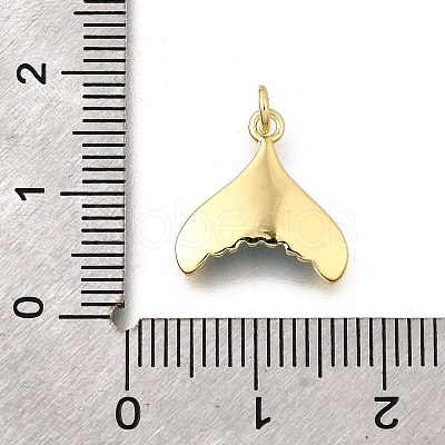 Brass Enamel Charms KK-F899-07G-1
