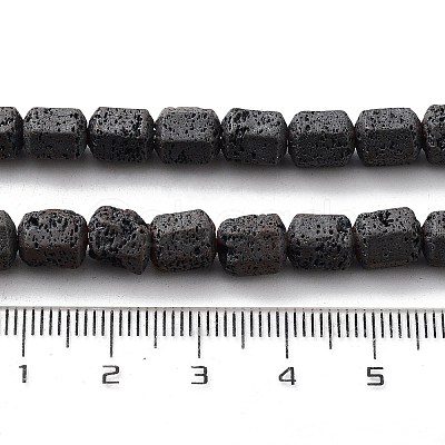 Natural Lava Rock Beads Strands G-H303-C08-1