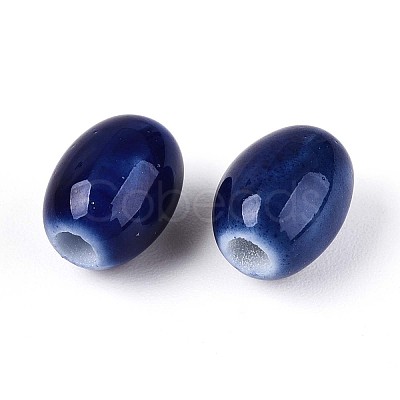 Handmade Porcelain Ceramic Beads PORC-T134-02B-1
