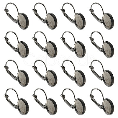 10Pcs Brass Leverback Earring Findings KK-YW0002-21B-1