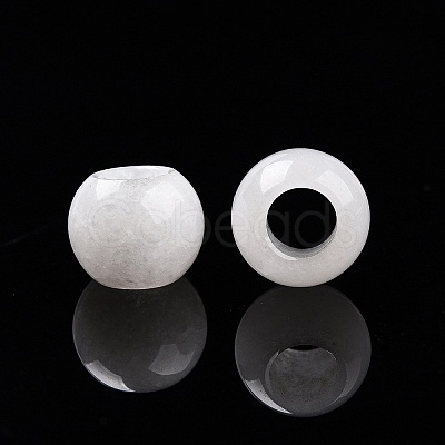 Natural White Jade Beads G-T092-10mm-20-1