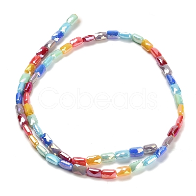 Electroplate Glass Beads Strands EGLA-P068-01A-06-1