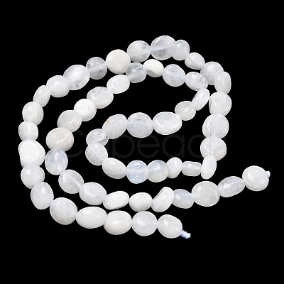Natural Rainbow Moonstone Beads Strands X-G-Q961-27-1