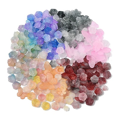 50G Transparent Acrylic Beads OACR-YW0002-44B-1