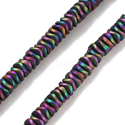 Electroplated Synthetic Non-magnetic Hematite Beads Strands G-H020-M01-19-1