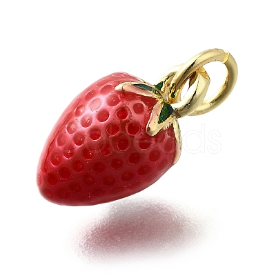 Brass with Enamel Charms KK-Q066-01E-G-1