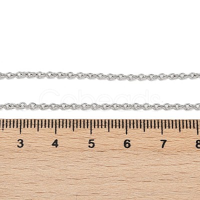 316 Surgical Stainless Steel Cable Chain Necklaces NJEW-JN01047-03-1