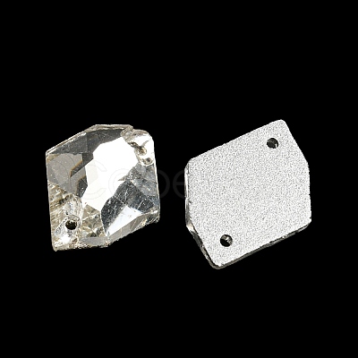 Glass Connector Charms GLAA-A006-11A-1