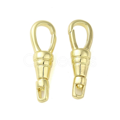 Brass Lobster Claw Clasps KK-B089-25G-1