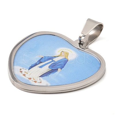 304 Stainless Steel Pendants STAS-H182-11A-P-1