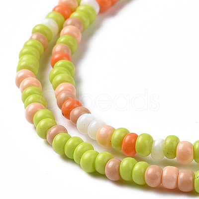 Glass Seed Bead Strands LAMP-B021-04A-1