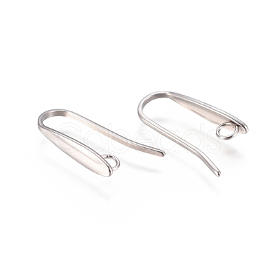 Tarnish Resistant 304 Stainless Steel Earring Hooks X-STAS-F227-23-P-1