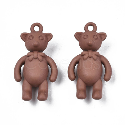 Rack Plating Spray Painted Alloy Pendants PALLOY-N172-001-02-1
