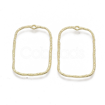 Alloy Open Back Bezel Pendants X-PALLOY-S121-81B-1