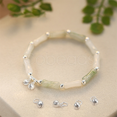 10Pcs Sterling Silver Pendants STER-BC0001-98-1