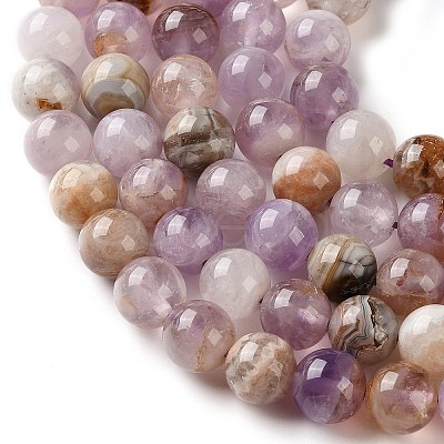 Natural Amethyst Lace Agate Beads Strands GG-CBABD99-04-10mm-1