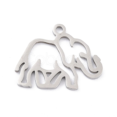 Non-Tarnish 201 Stainless Steel Pendants STAS-K003-06P-1