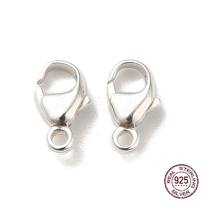 925 Sterling Silver Lobster Claw Clasps STER-G040-05B-1