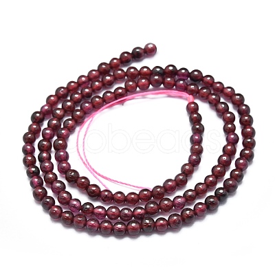 Natural Garnet Beads Strands G-K305-08-A-1