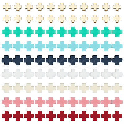 70Pcs 7 Colors Synthetic Coral Beads CORA-ME0001-02-1