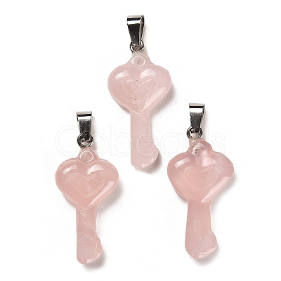Natural & Synthetic Mixed Gemstone Pendants G-M424-01P-1