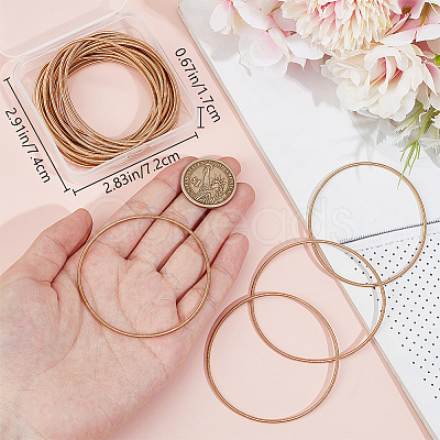 30Pcs Spring Bracelets TWIR-BBC0001-06KCG-1
