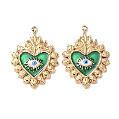 304 Stainless Steel Pendants SA-D002-18C-G-1