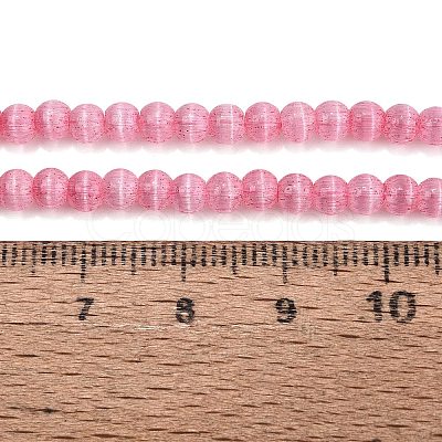 Glass Imitation Cat Eye Beads Strands GLAA-N075-01A-06-1