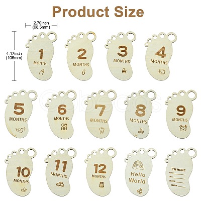 Baby Newborn Announcement Sign DIY-CJC0017-02-1