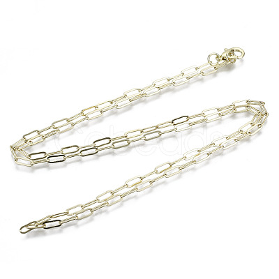 Brass Paperclip Chains MAK-S072-10A-14KC-1