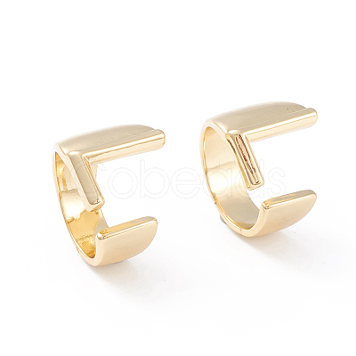 Brass Cuff Rings RJEW-L097-06L-1