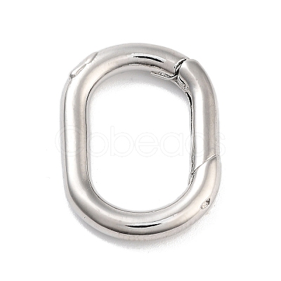 Brass Spring Gate Rings KK-M293-55P-1