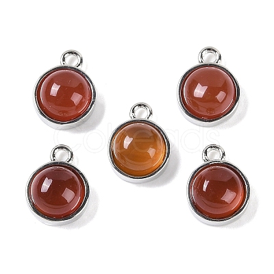 Natural Carnelian Pendants G-K372-03P-05-1