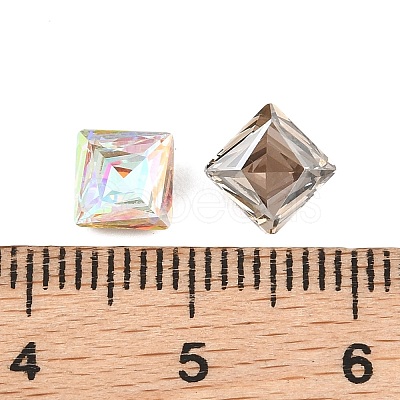 Glass Rhinestone Cabochons RB-CBA1B2D-03B-1