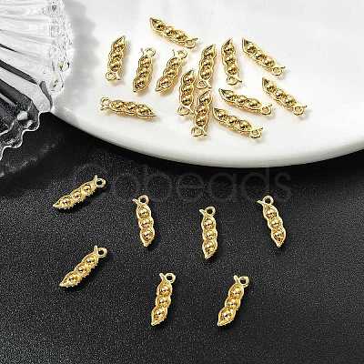 SHEGRACE Brass Pea Charms XGR0166G-102G-1