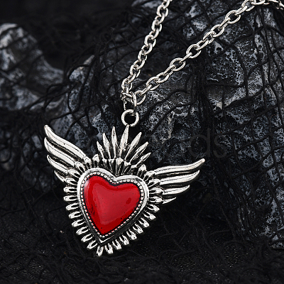 Halloween Alloy Hollow Pendant Necklaces for Men Women Kids XF6660-4-1