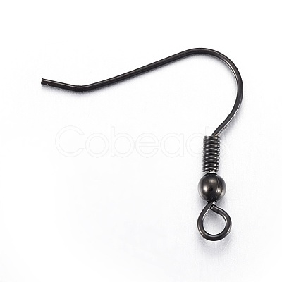 304 Stainless Steel Earring Hooks Ion Plating(IP) STAS-L211-16-B-1