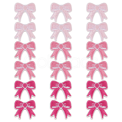 18Pcs 3 Colors Computerized Embroidery Cloth Iron on/Sew on Patches DIY-DR0001-96-1