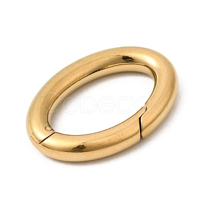 304 Stainless Steel Spring Gate Rings STAS-B128-04G-02-1