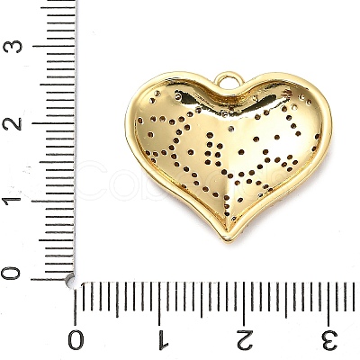 Brass Micro Pave Cubic Zirconia Pendants KK-L229-077A-P-1